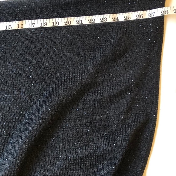 NWT QiSequined Wrap/Poncho in Black Sparkle - Picture 11 of 13
